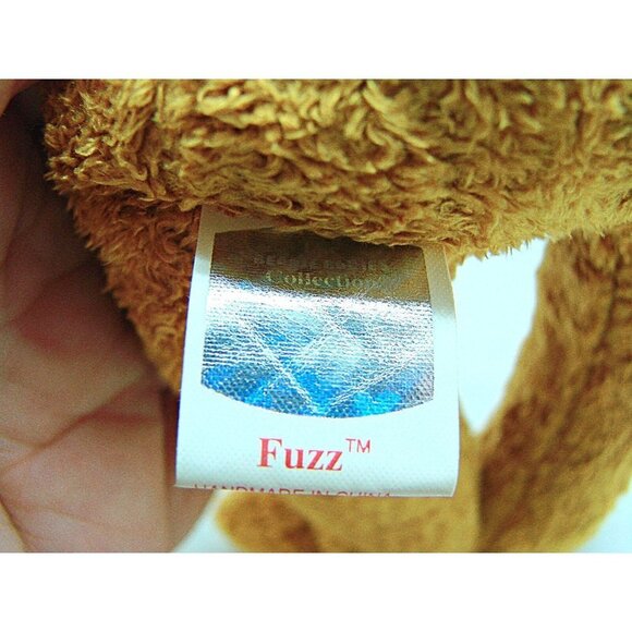 Ty 1998 Orig Beanie Babies Fuzz Bear Stuffed Plush Toy 8" Collectible Vintage - Picture 7 of 8